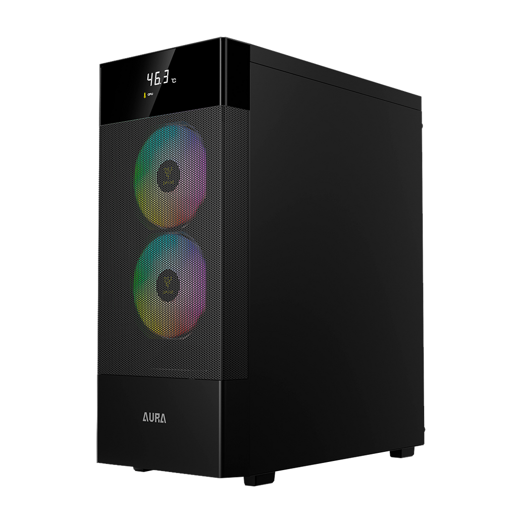 CASE GAMDIAS AURA GC5 ELITE ARGB ATX, Micro-ATX, ITX  ARGB