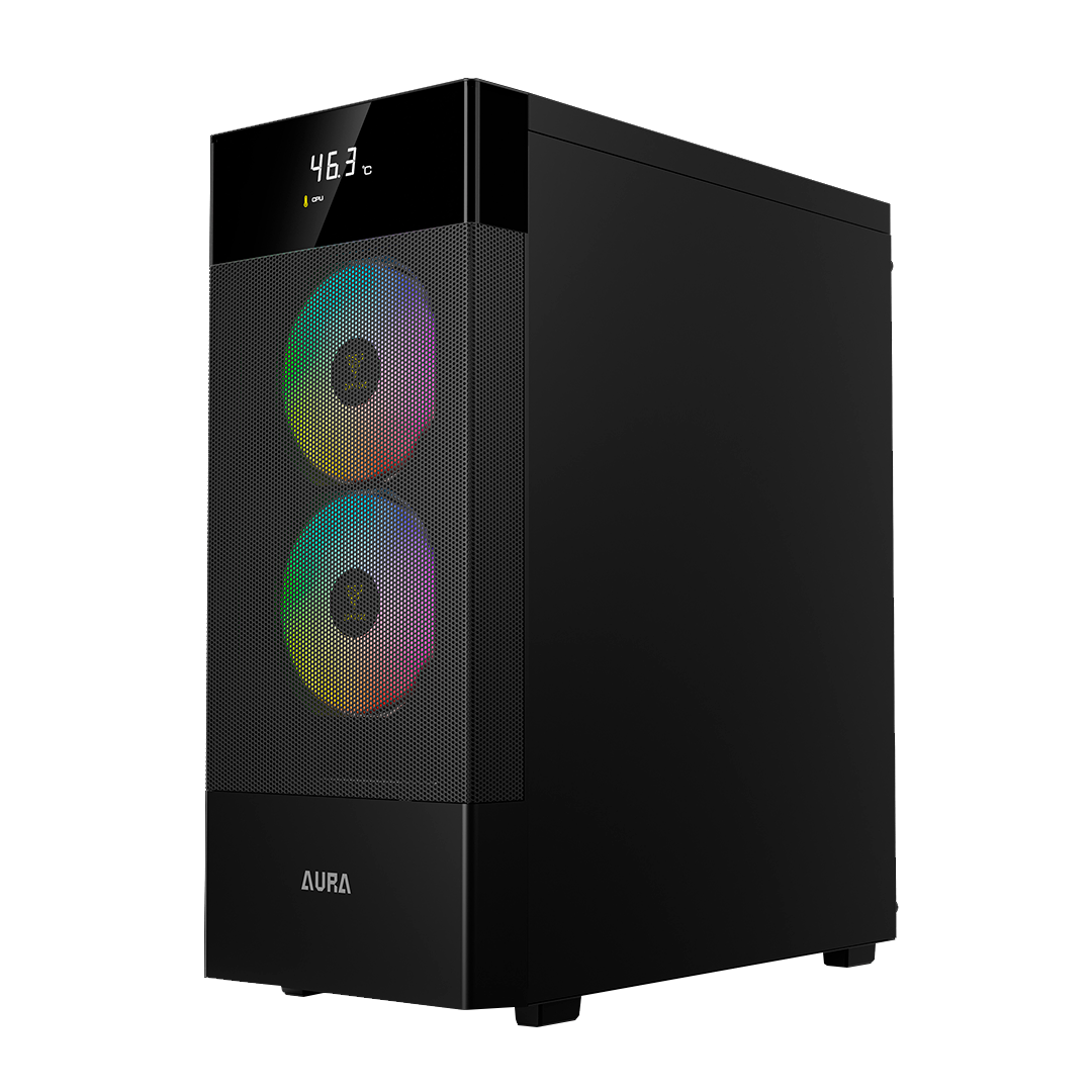 CASE GAMDIAS AURA GC5 ELITE ARGB ATX, Micro-ATX, ITX  ARGB