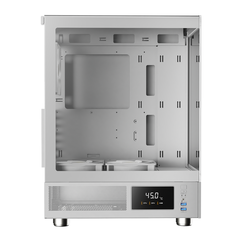 CASE GAMDIAS ATLAS E1 WH ATX, Micro-ATX, ITX ARGB