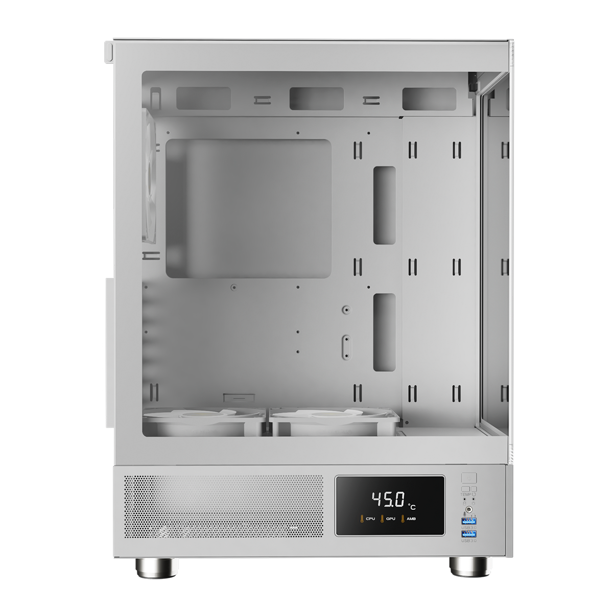 CASE GAMDIAS ATLAS E1 WH ATX, Micro-ATX, ITX ARGB