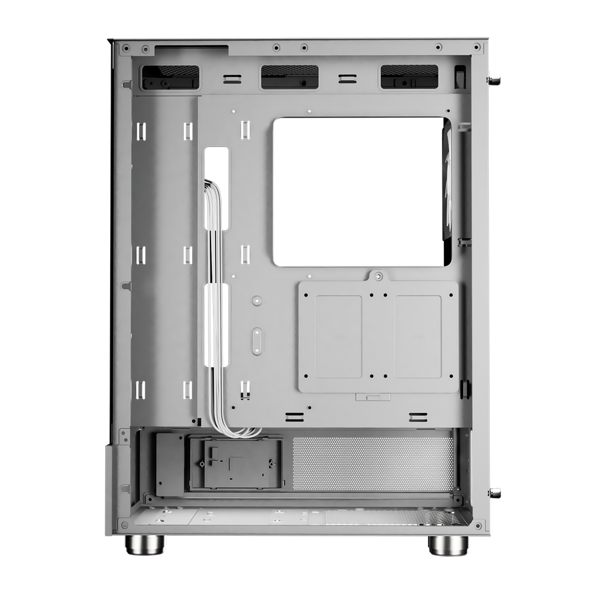 CASE GAMDIAS ATLAS E1 WH ATX, Micro-ATX, ITX ARGB