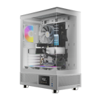 CASE GAMDIAS ATLAS E1 WH ATX, Micro-ATX, ITX ARGB