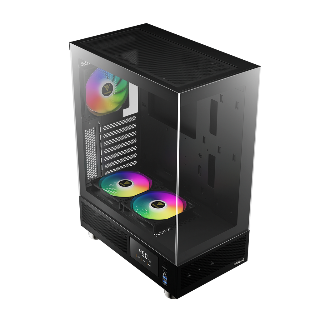 CASE GAMDIAS ATLAS E1 ATX, Micro-ATX, ITX ARGB