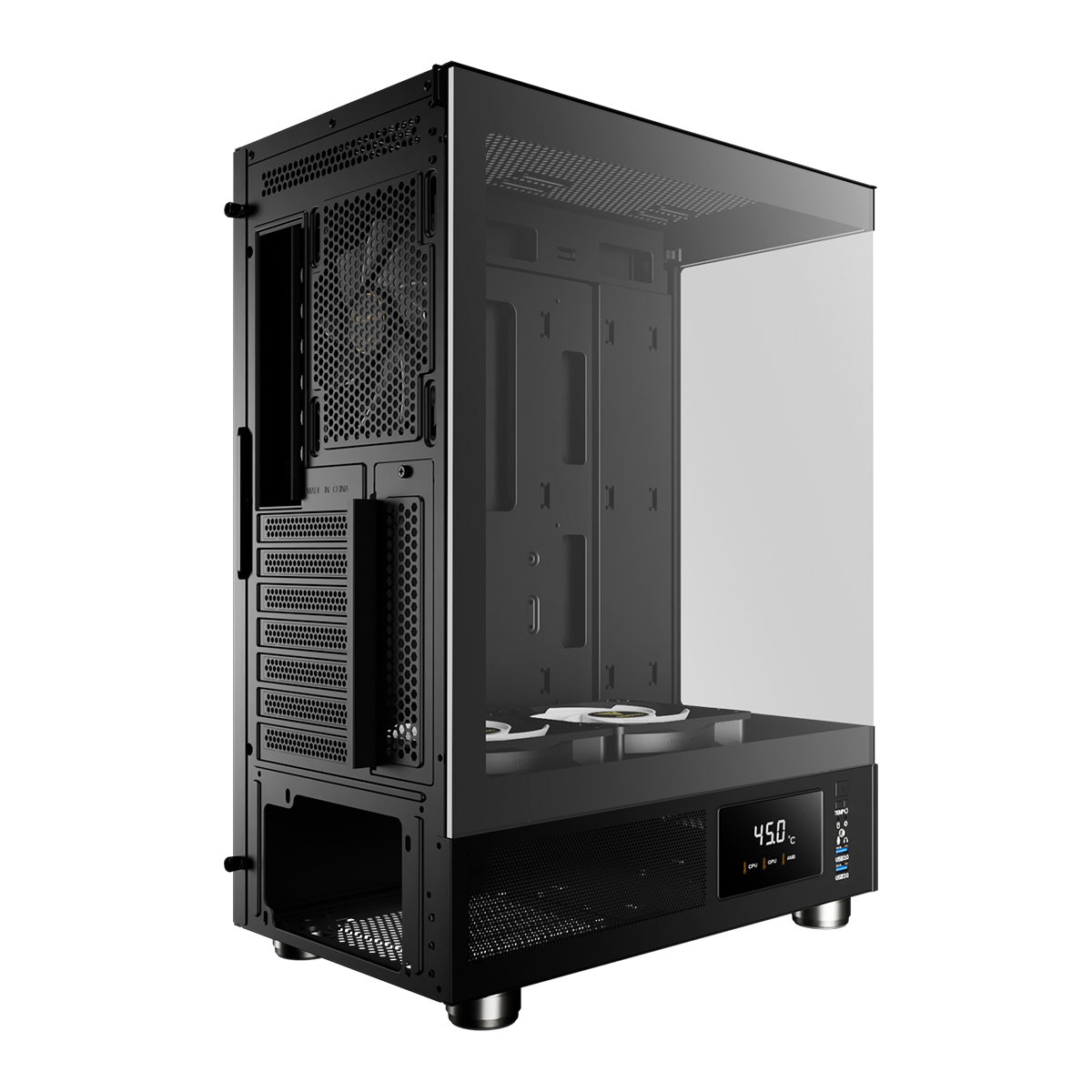 CASE GAMDIAS ATLAS E1 ATX, Micro-ATX, ITX ARGB