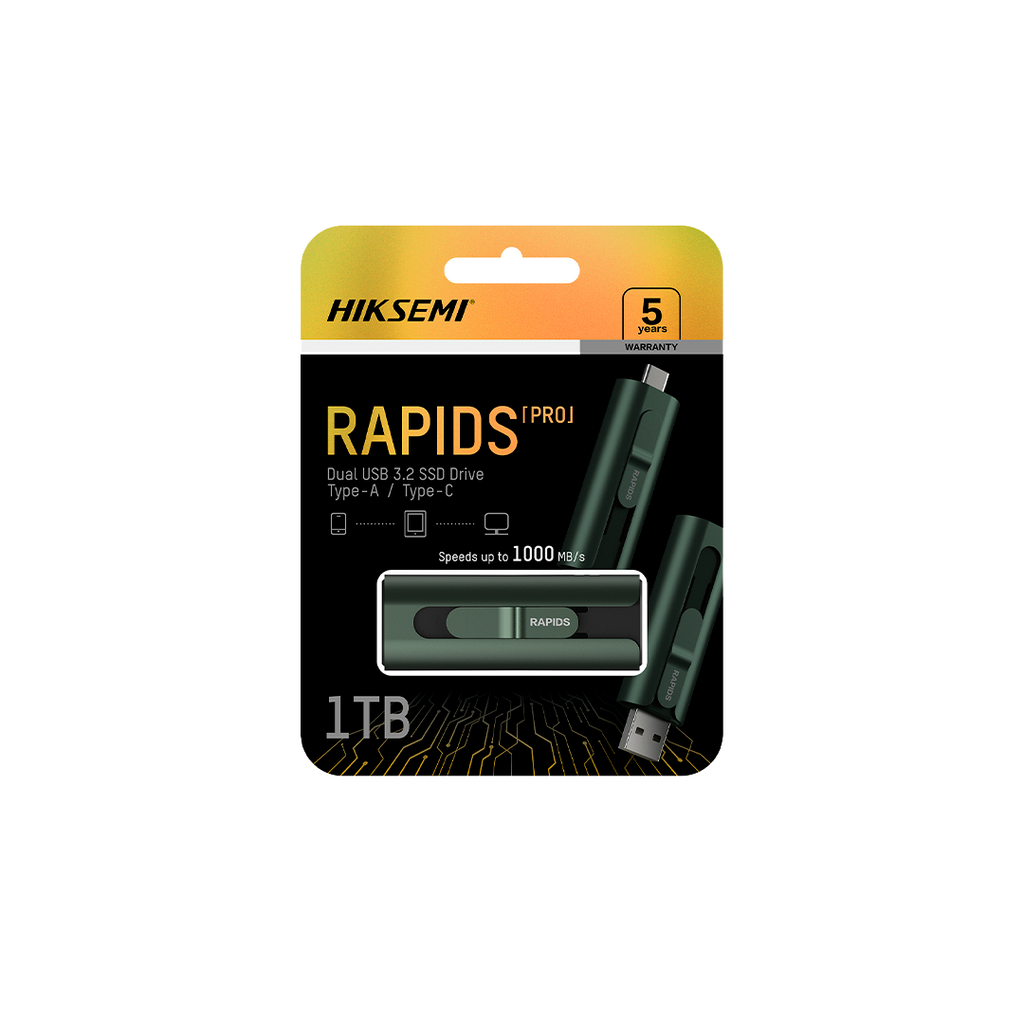 DISCO SOLIDO EXTERNO HIKSEMI HS-USB-S1000 1T U3 Rapids Pro
