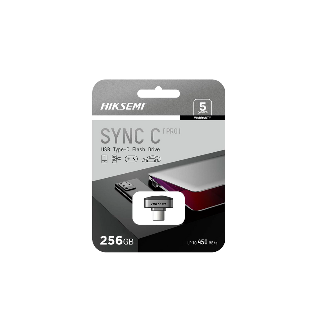 DISCO SOLIDO EXTERNO HIKSEMI HS-USB-S450 256G U3 Sync C Pro