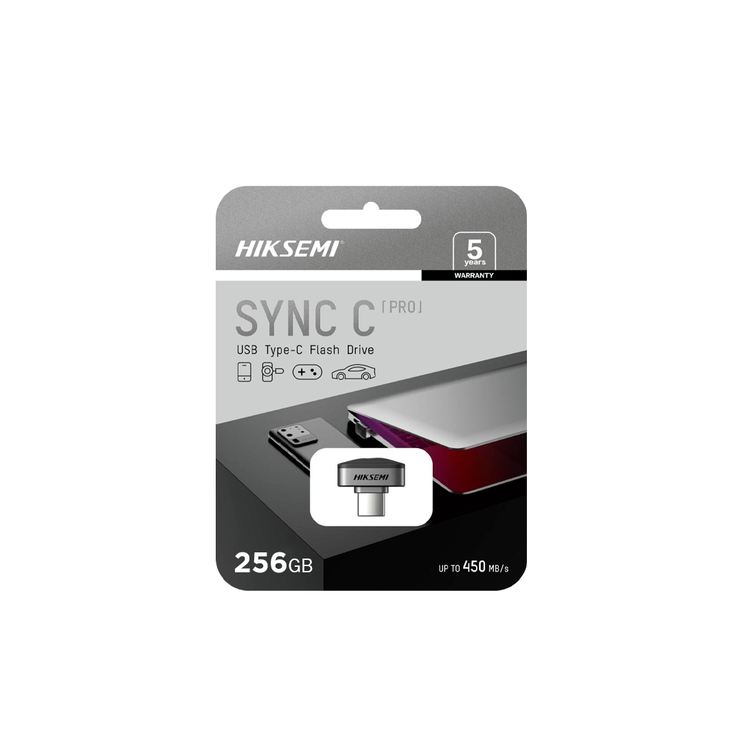 DISCO SOLIDO EXTERNO HIKSEMI HS-USB-S450 256G U3 Sync C Pro