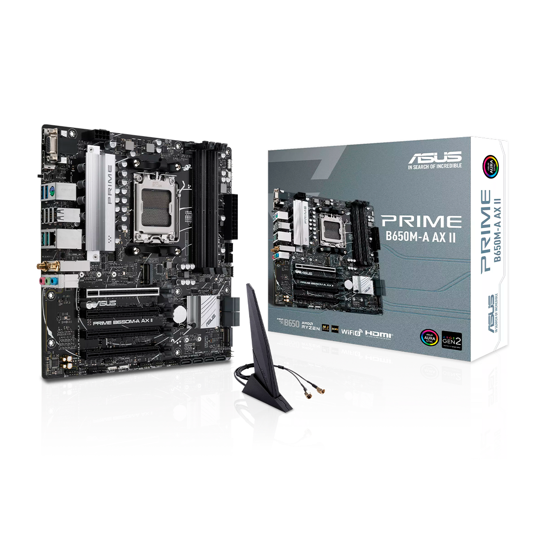 TARJETA MADRE AMD ASUS PRIME B650M-A AX II DDR5 Wi-Fi 6