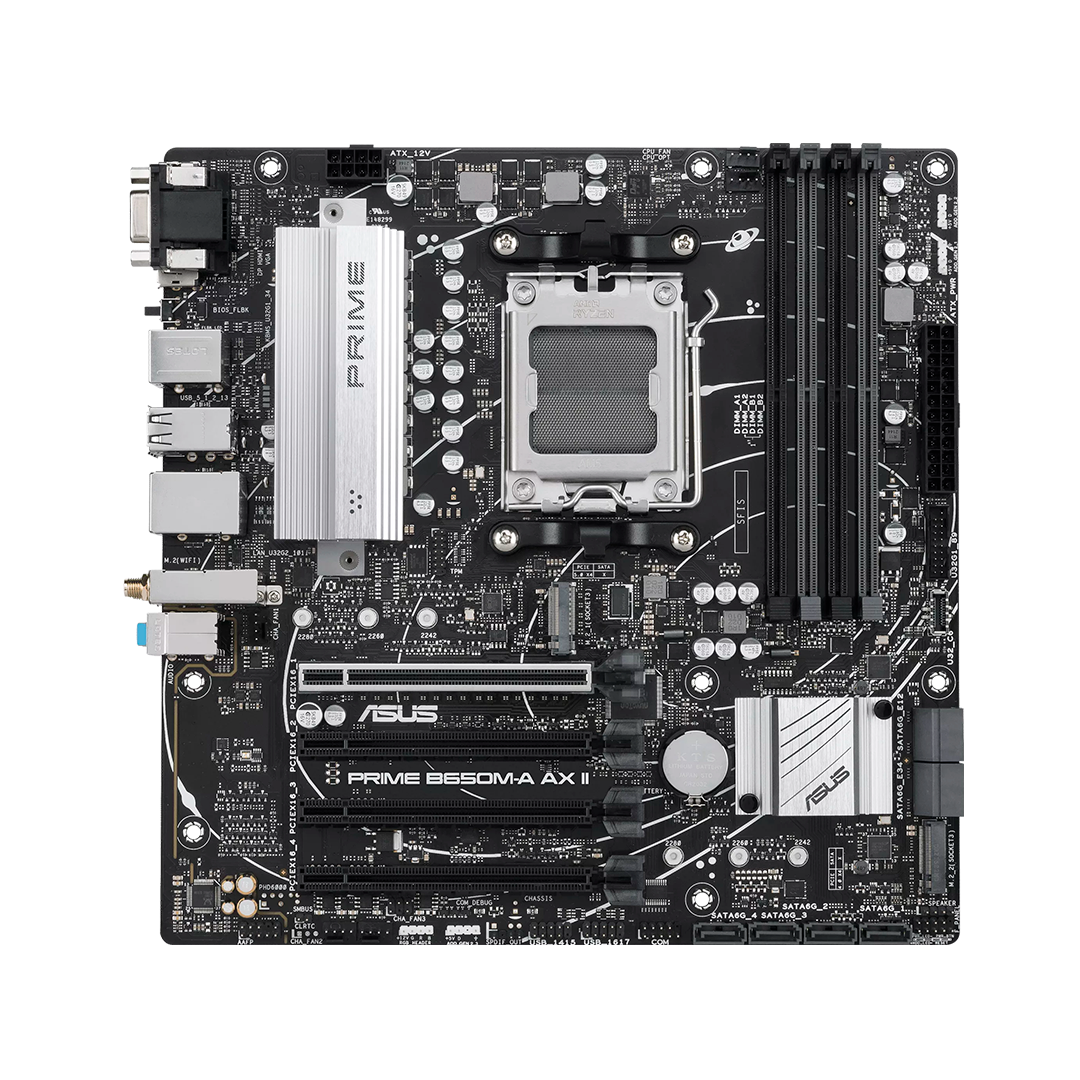 TARJETA MADRE AMD ASUS PRIME B650M-A AX II DDR5 Wi-Fi 6