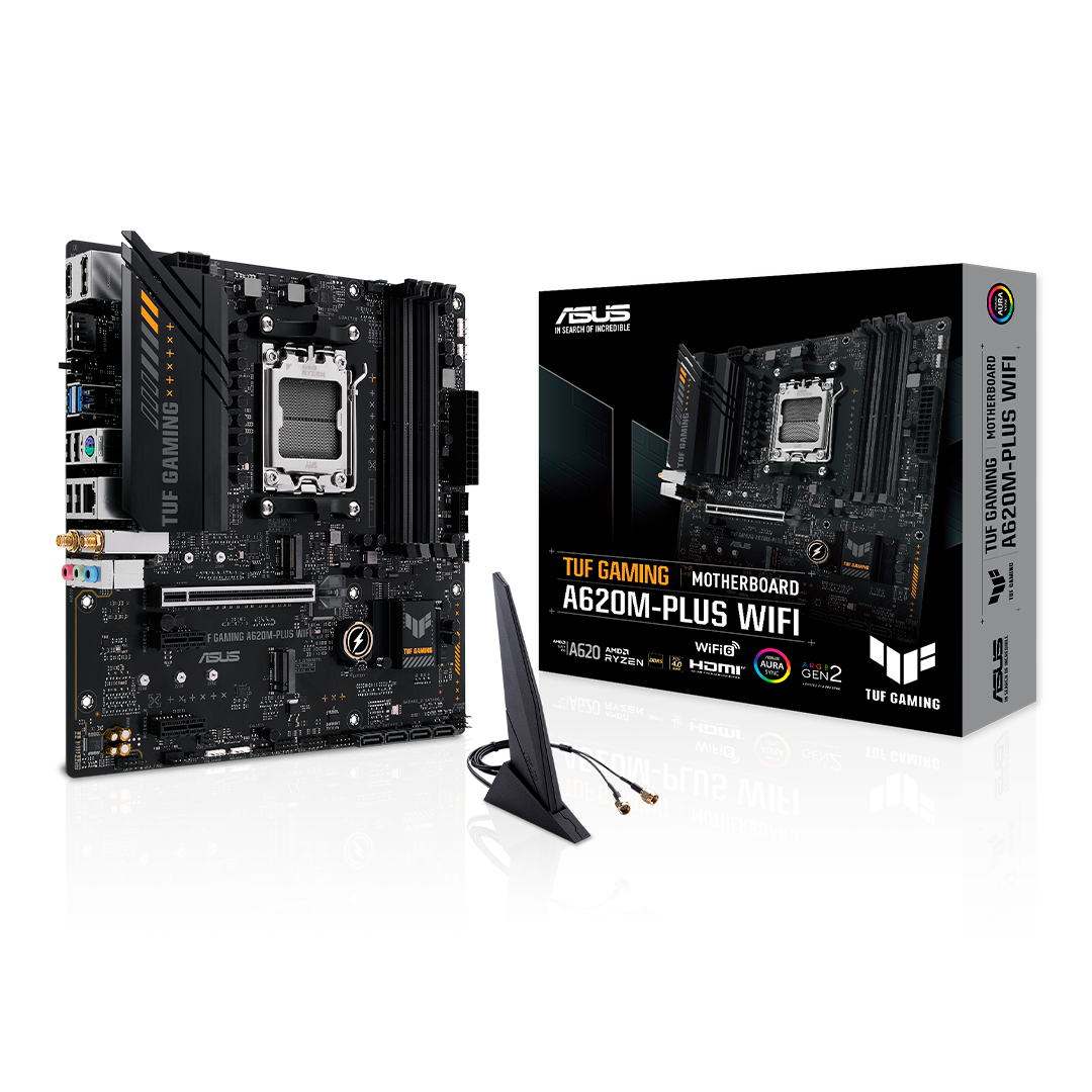 TARJETA MADRE AMD ASUS TUF GAMING A620M-PLUS WIFI DDR5
