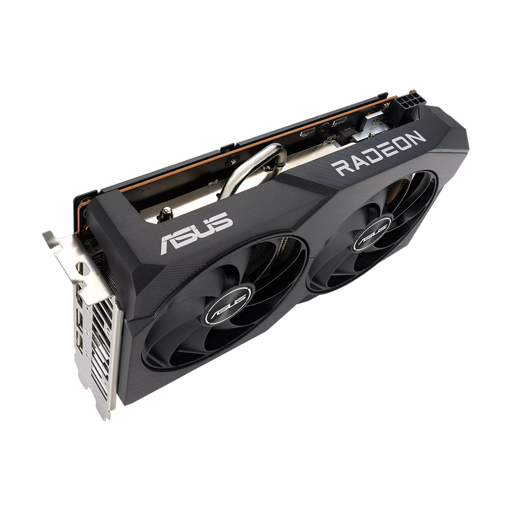 TARJETA DE VIDEO ASUS Dual RX 7600 V2  OC  8GB GDDR6