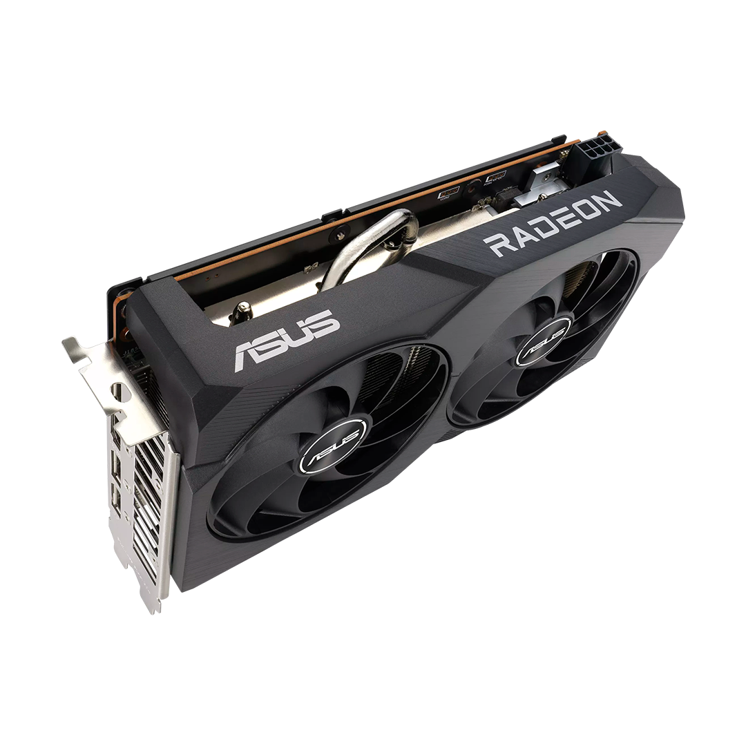 TARJETA DE VIDEO ASUS Dual RX 7600 V2  OC  8GB GDDR6