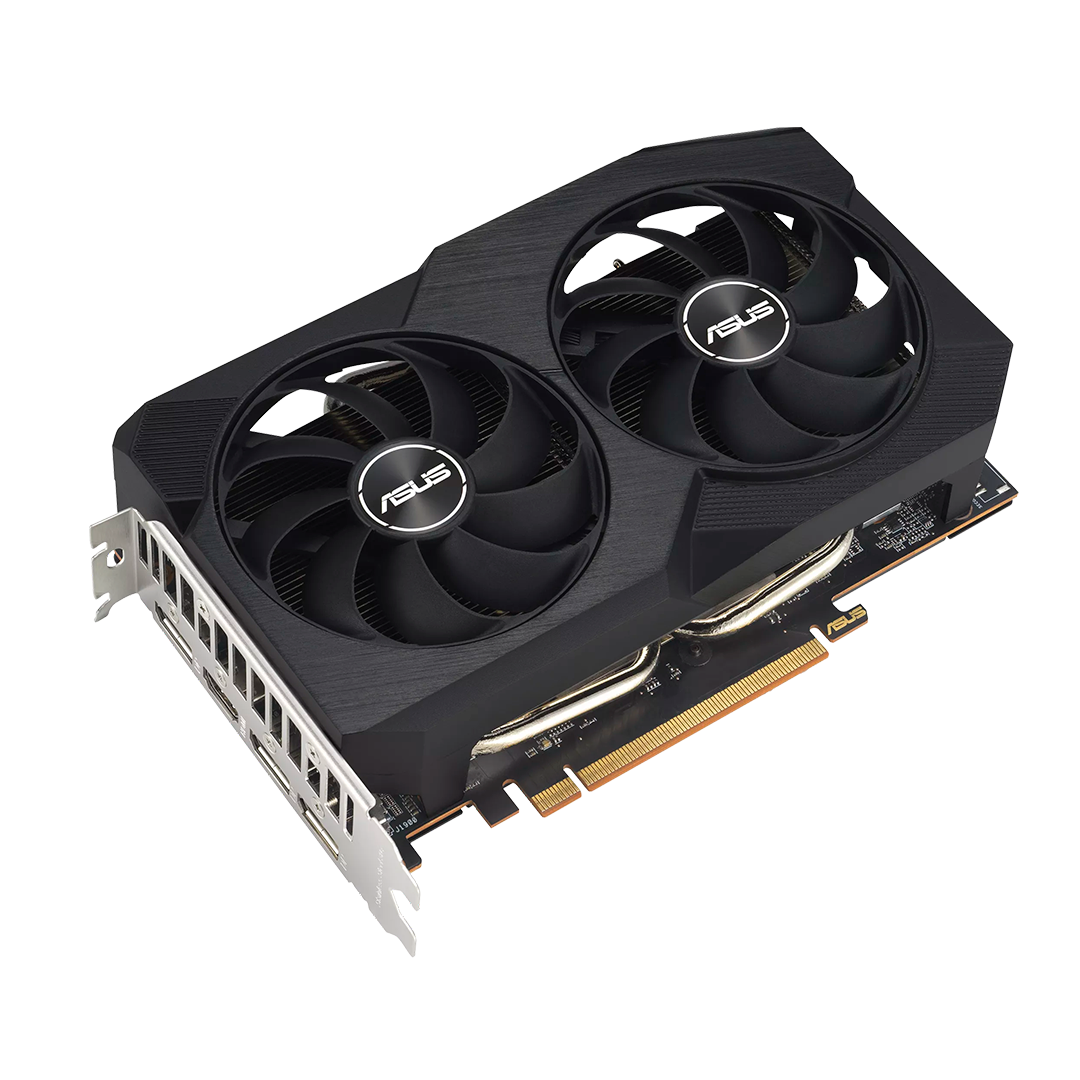 TARJETA DE VIDEO ASUS Dual RX 7600 V2  OC  8GB GDDR6