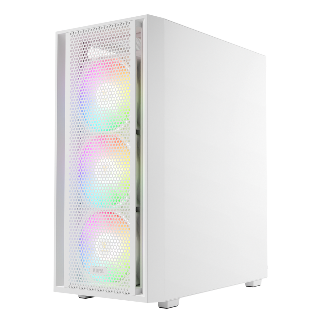Case Gamdias Aura GC2 Elite WH ARGB E-ATX / ATX / Micro-ATX / ITX