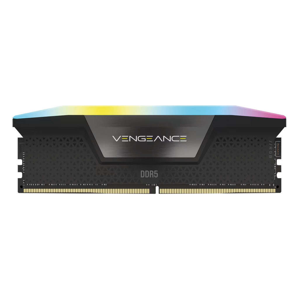 MEMORIA UDIMM CORSAIR CMH16GX5M1B5600C40 VENGEANCE RGB 16GB DDR5 5600MHz CL40 - Black