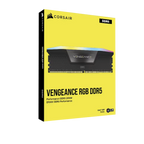 MEMORIA UDIMM CORSAIR CMH16GX5M1B5600C40 VENGEANCE RGB 16GB DDR5 5600MHz CL40 - Black