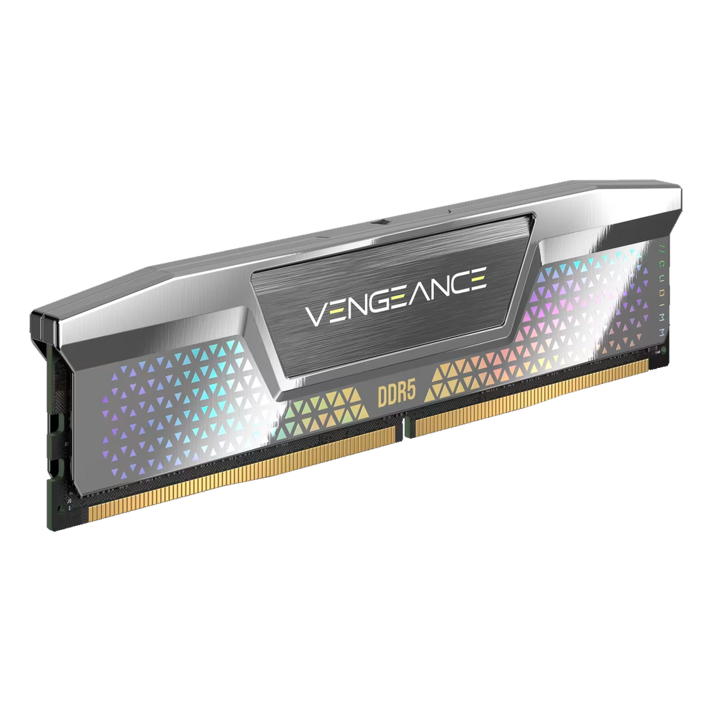 MEMORIA UDIMM CORSAIR CMKC48GX5M2X8000C38 VENGEANCE 48GB (2x24GB) DDR5 8000MHz CL38 - Silver CUDIMM