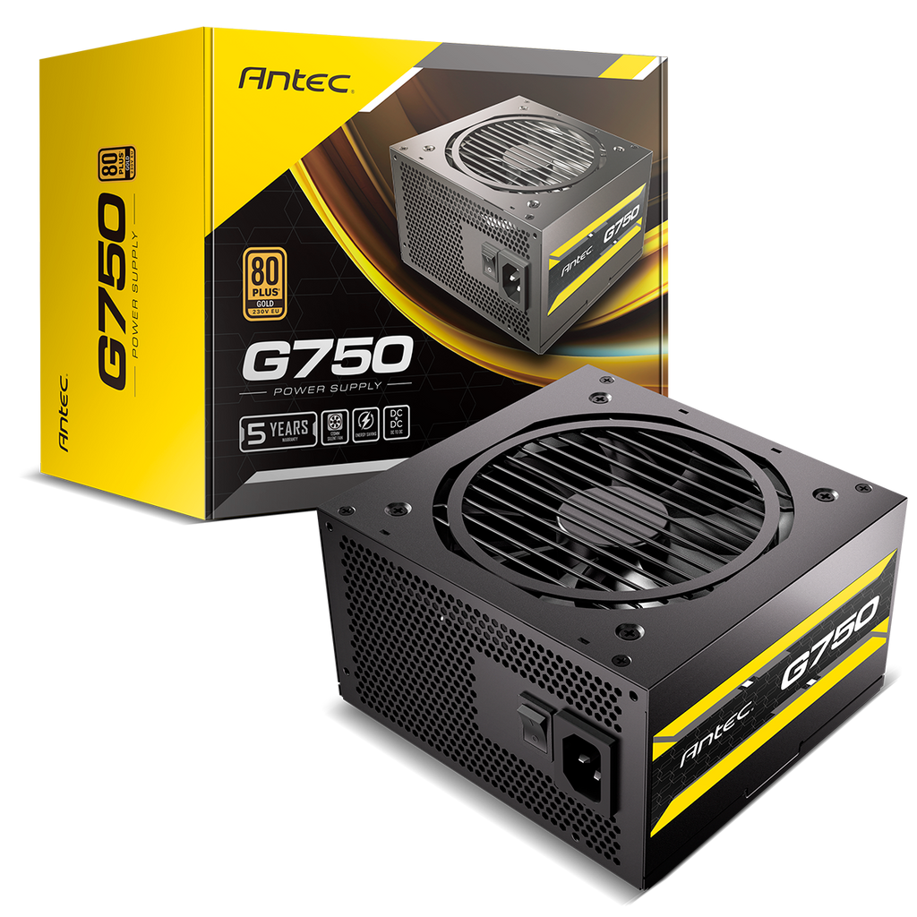 Fuente de Poder Antec G750 750W 80+ Gold