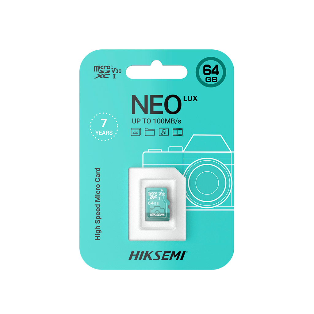 Micro SD Hiksemi HS-TF-D3 NEO LUX 64GB