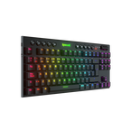 Teclado Redragon K621 Horus TKL RGB SP RD Wireless Black Red Switch Español