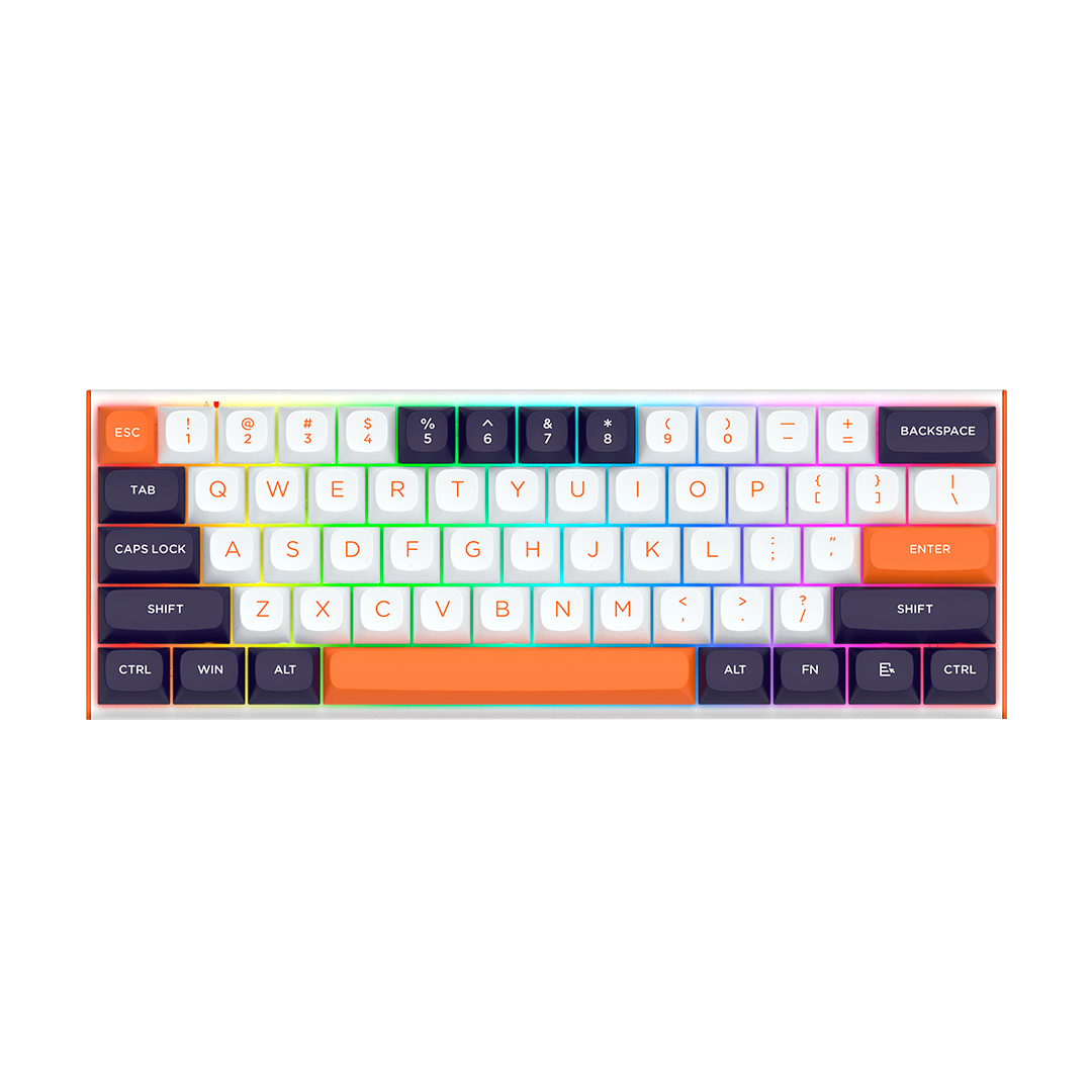 Teclado Redragon K683WBO RGB M Fidd