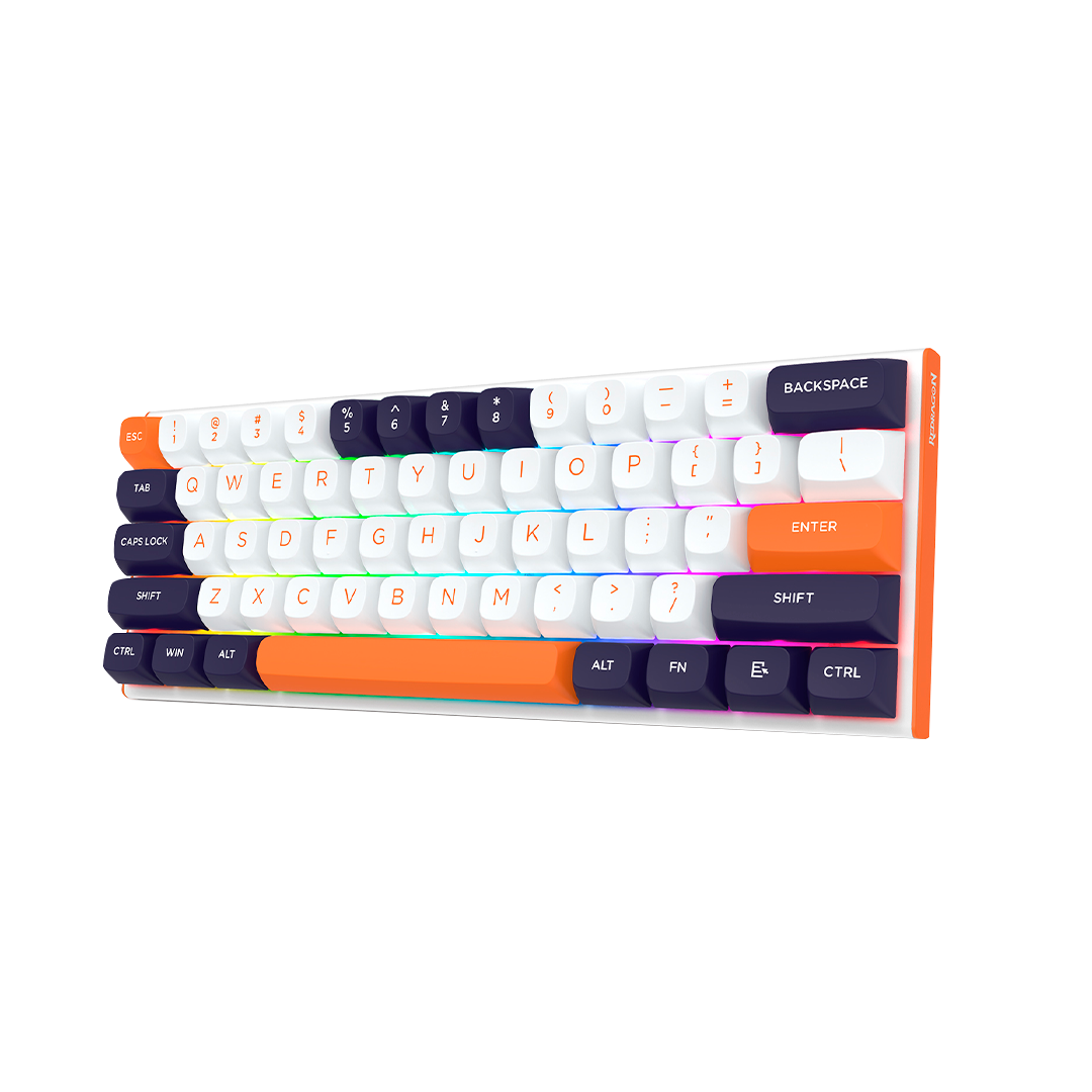 Teclado Redragon K683WBO RGB M Fidd