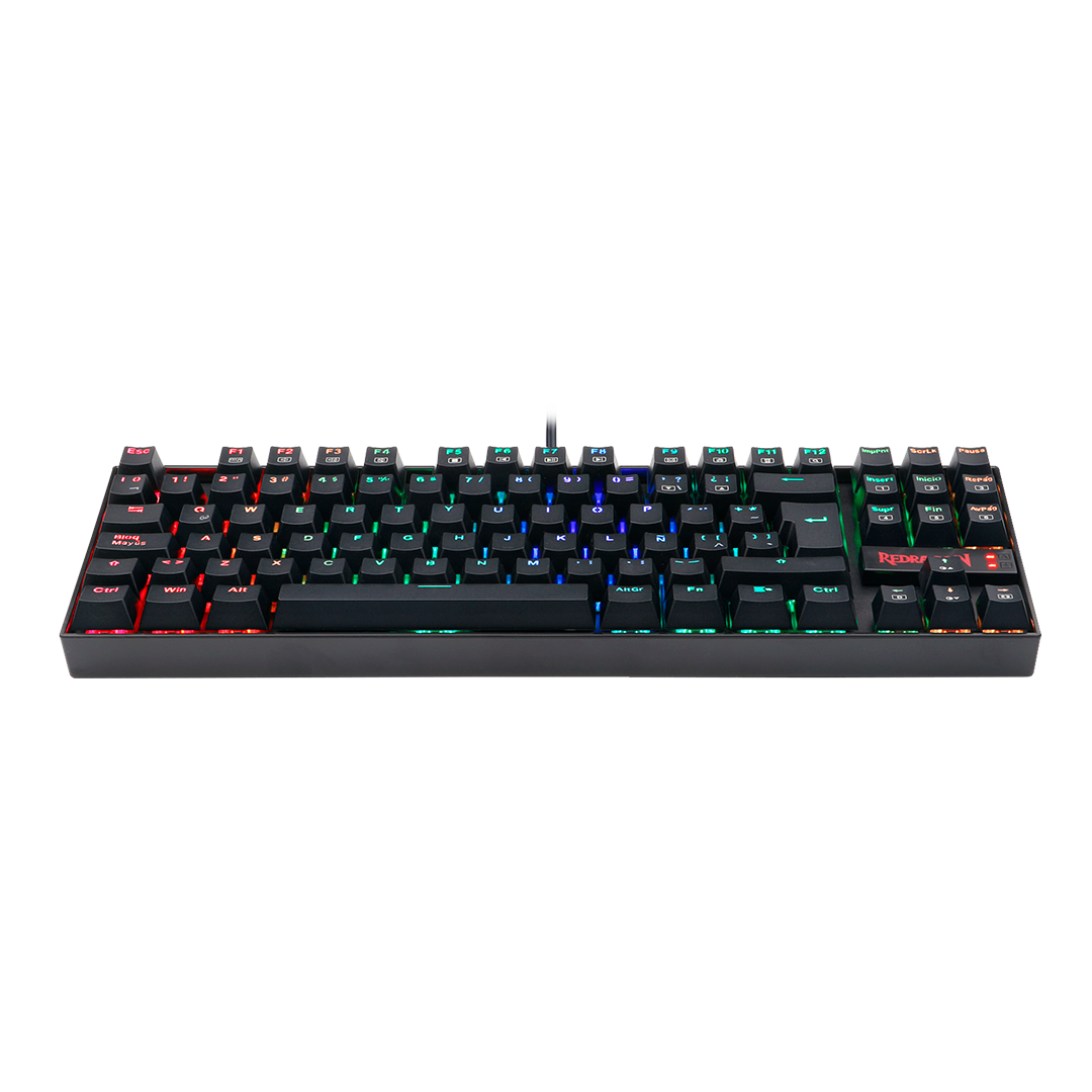 Teclado Redragon K552RGB 1R SP Kumara Black Red Switch Español