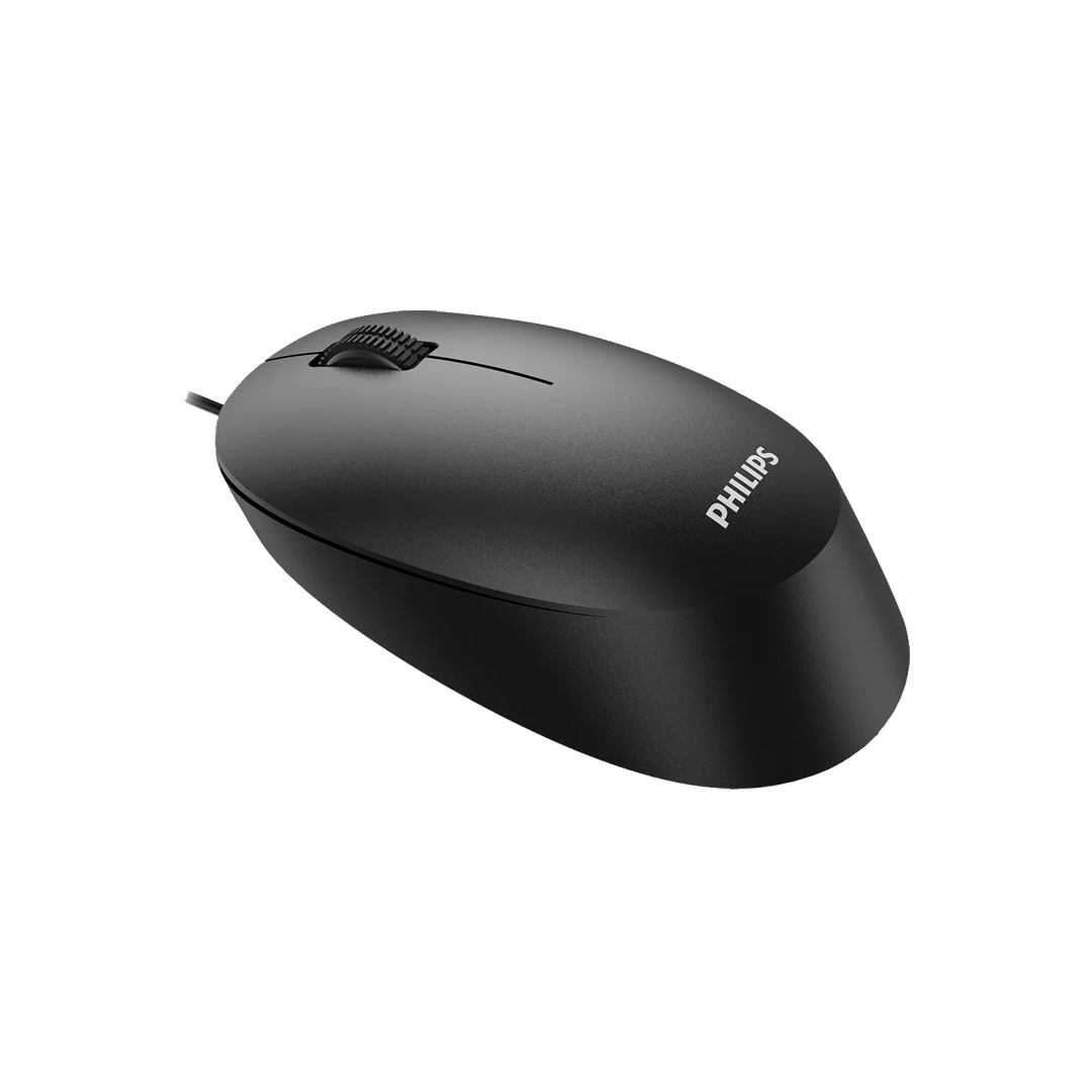 Mouse Philips SPK7207 Wired 1200DPI Black