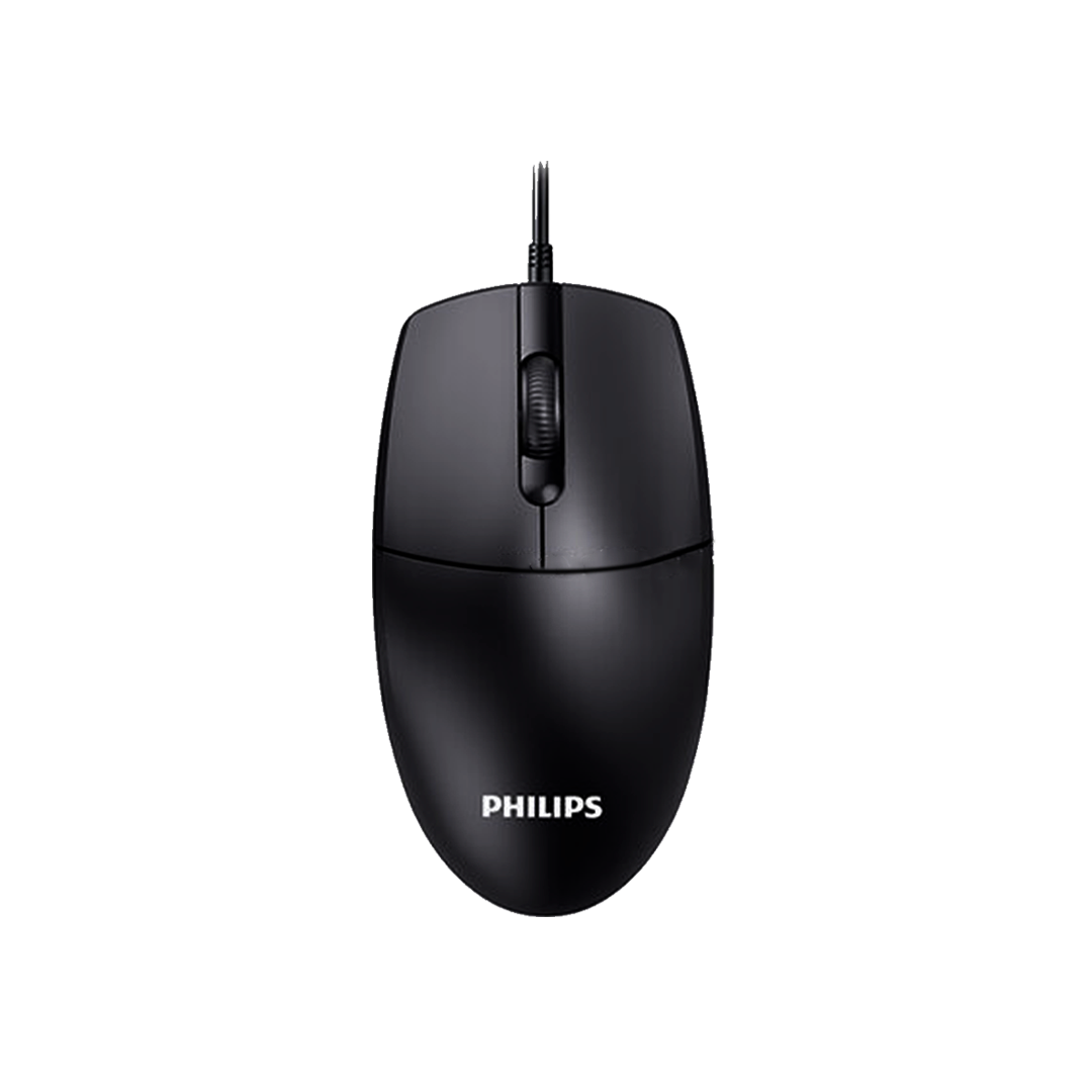 Mouse Philips SPK7247 Wired 1200DPI Black