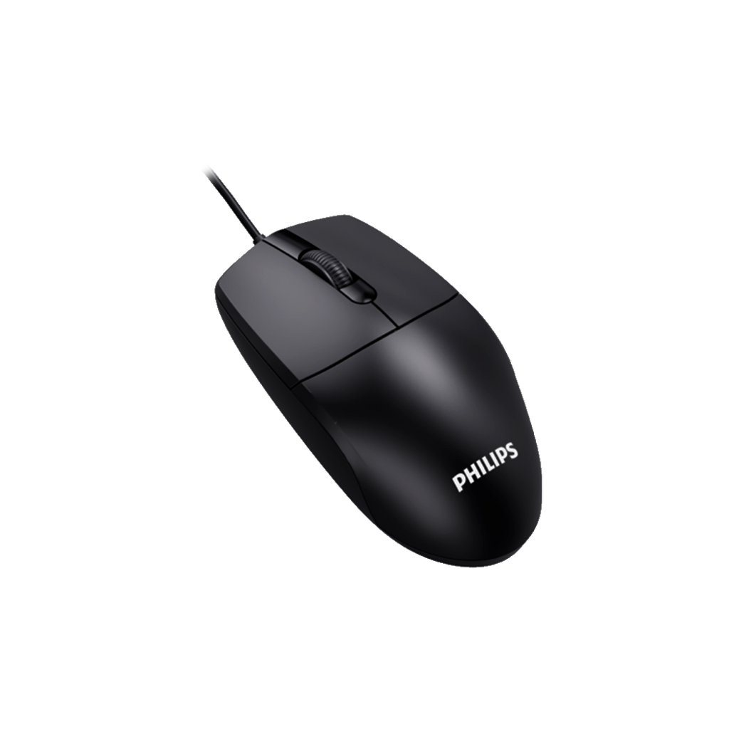 Mouse Philips SPK7247 Wired 1200DPI Black
