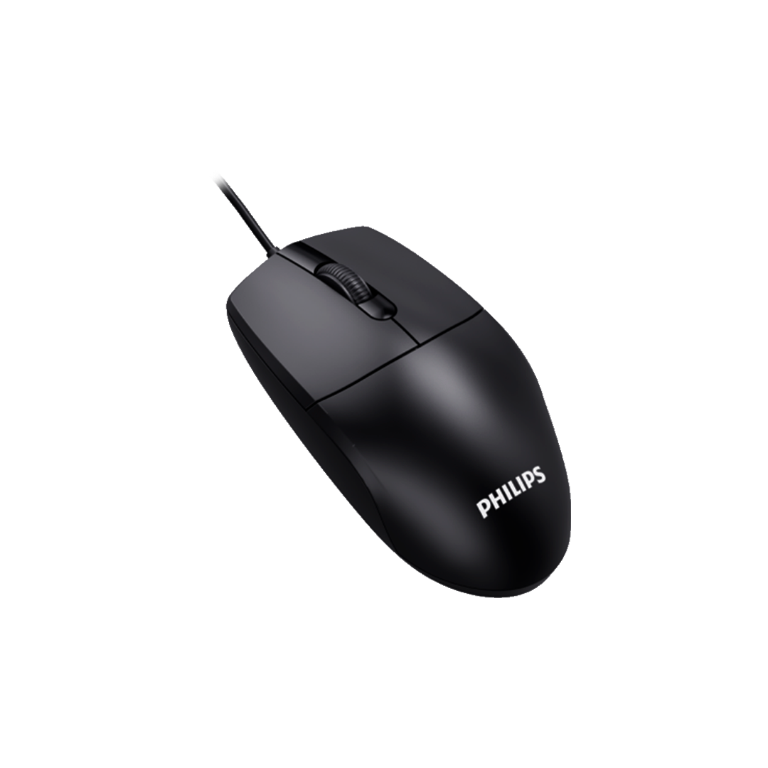Mouse Philips SPK7247 Wired 1200DPI Black