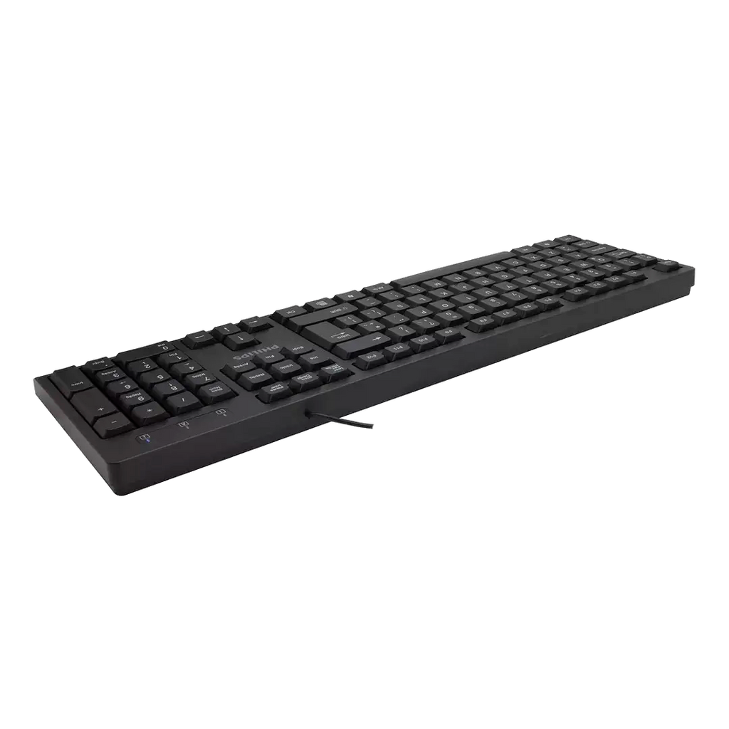 Teclado Philips SPK6234B USB Membrana Black