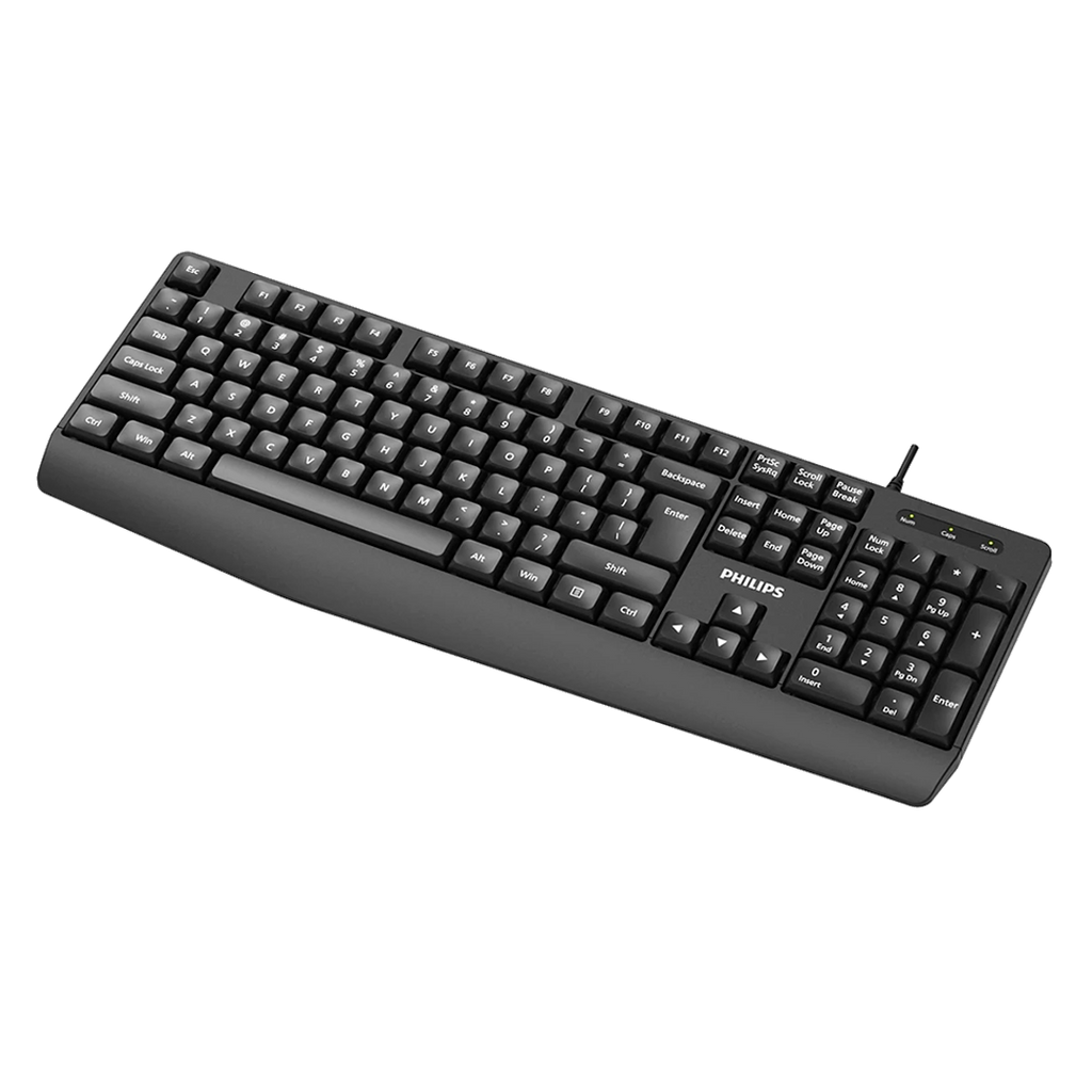 Teclado Philips SPK6237B USB Membrana Black