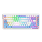 Teclado Redragon K673CPG Ucal Pro RGB Cream Purple Green