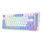 Teclado Redragon K673CPG Ucal Pro RGB Cream Purple Green