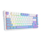 Teclado Redragon K673CPG Ucal Pro RGB Cream Purple Green