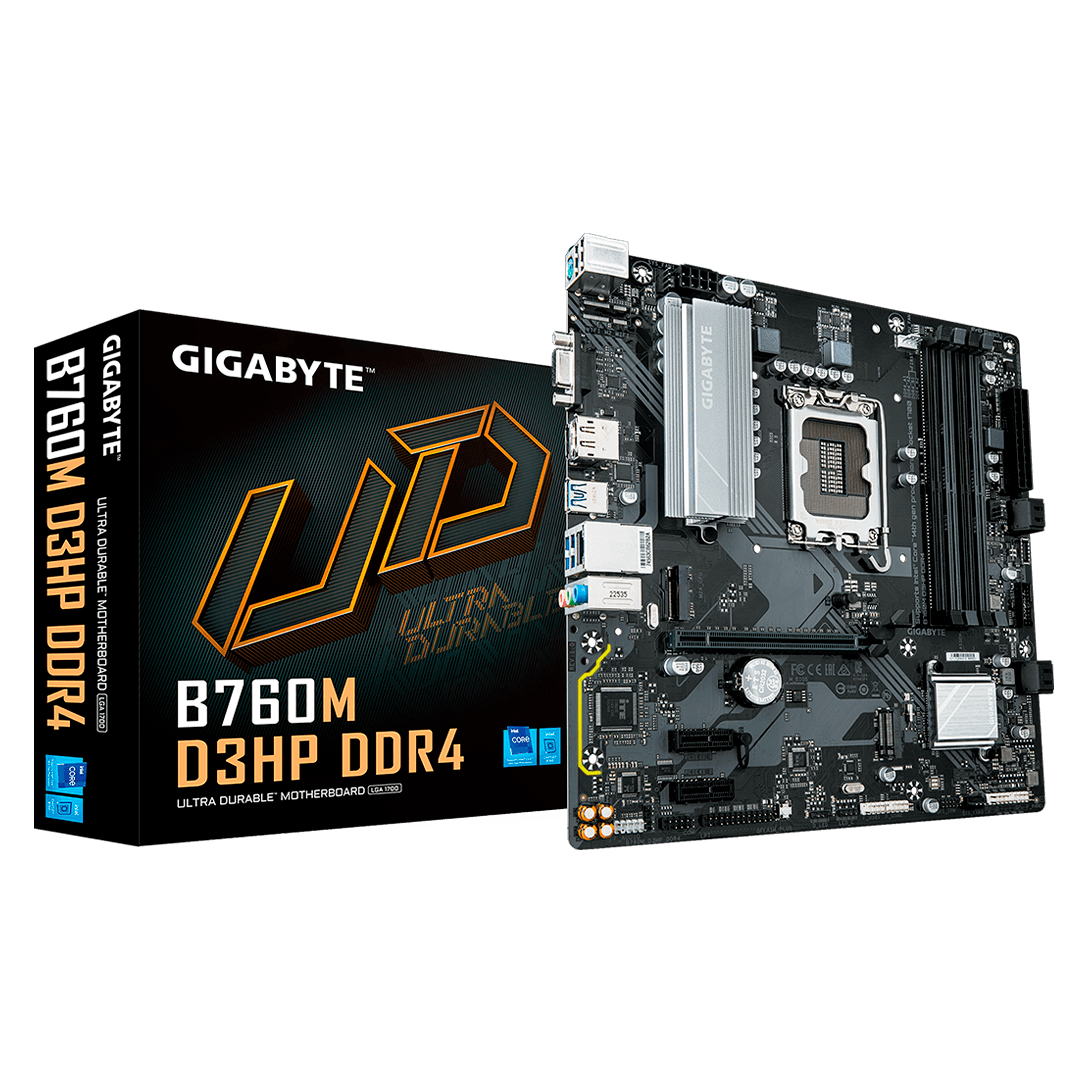 Tarjeta Madre Gigabyte B760M D3HP Intel B760 LGA1700 DDR4 HDMI