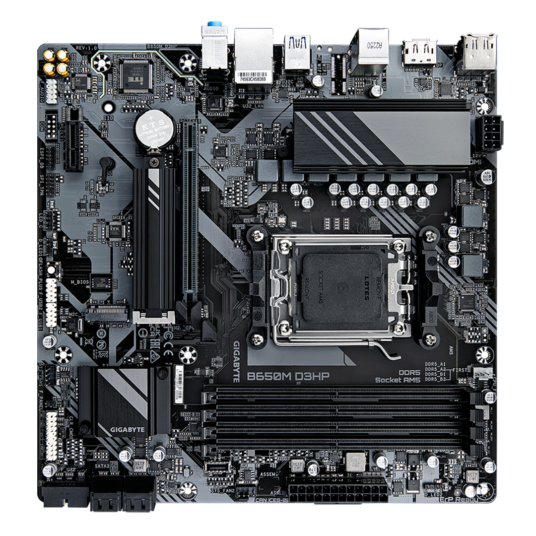 Tarjeta Madre Gigabyte B650M D3HP AMD B650 AM5 DDR5 HDMI