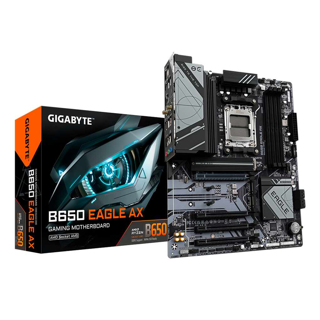 Tarjeta Madre Gigabyte B650 Eagle AX AMD B650 AM5 DDR5 HDMI Wi-Fi