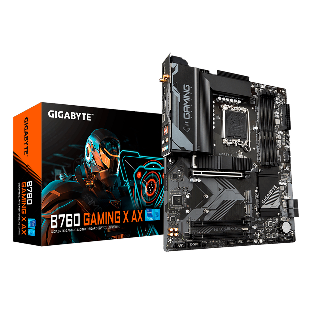 Tarjeta Madre Gigabyte B760 Gaming X AX Intel B760 LGA1700 DDR5 HDMI Wi-Fi