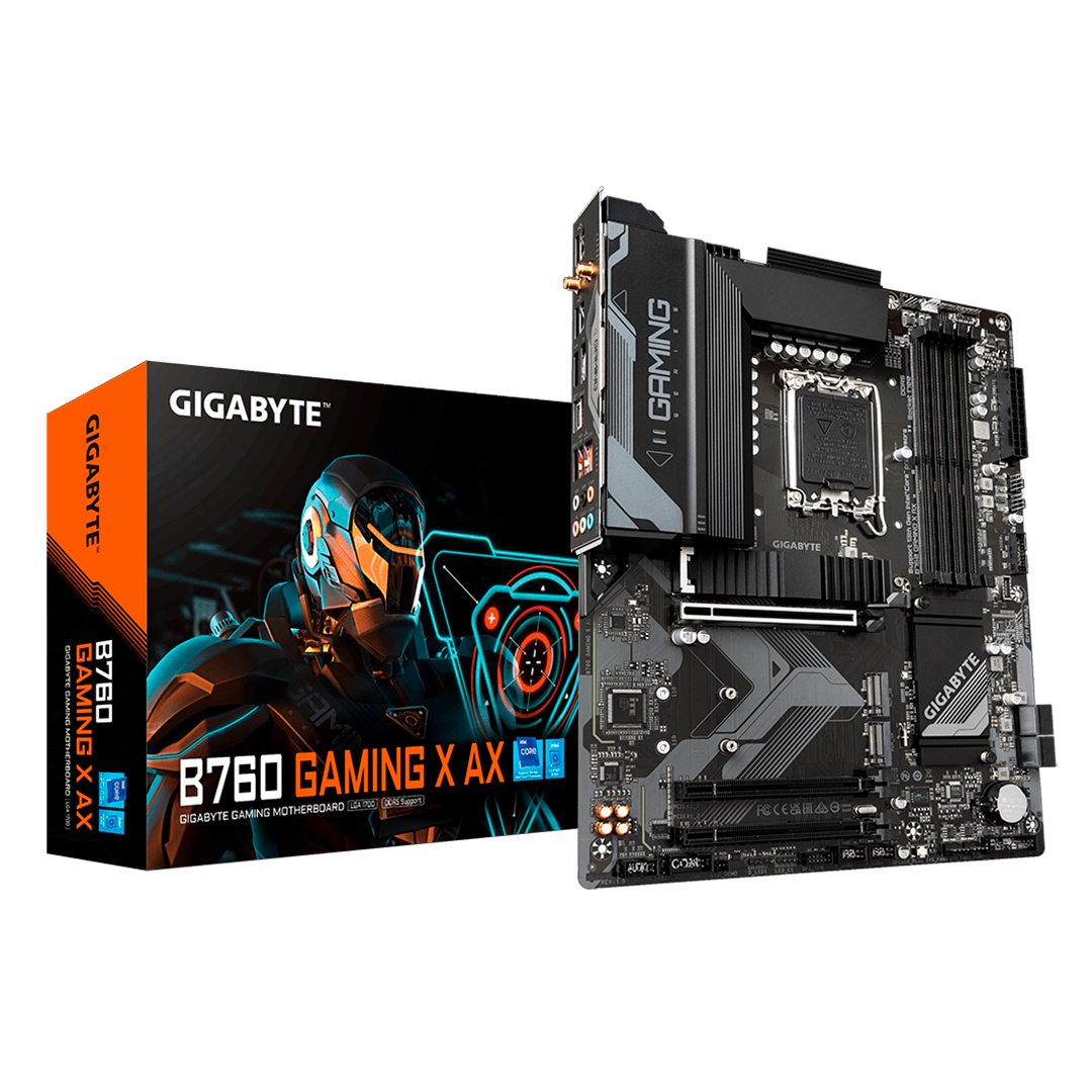 Tarjeta Madre Gigabyte B760 Gaming X AX Intel B760 LGA1700 DDR5 HDMI Wi-Fi
