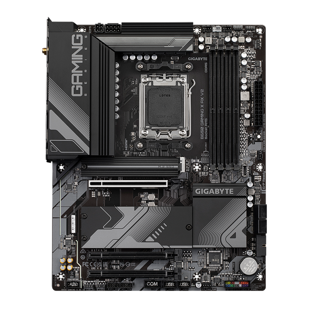 Tarjeta Madre Gigabyte B650 Gaming X AX V2 AMD B650 AM5 DDR5 HDMI Wi-Fi