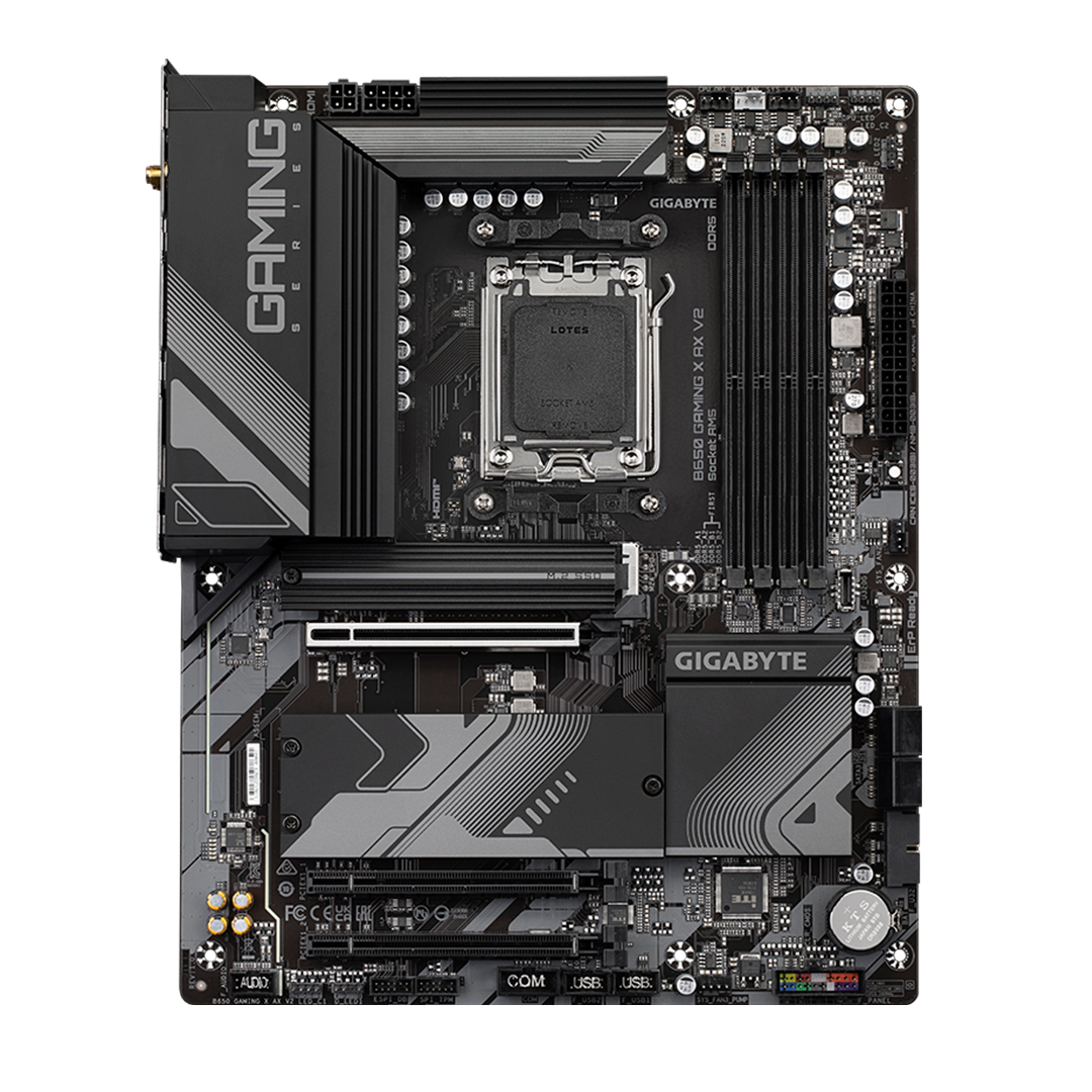 Tarjeta Madre Gigabyte B650 Gaming X AX V2 AMD B650 AM5 DDR5 HDMI Wi-Fi