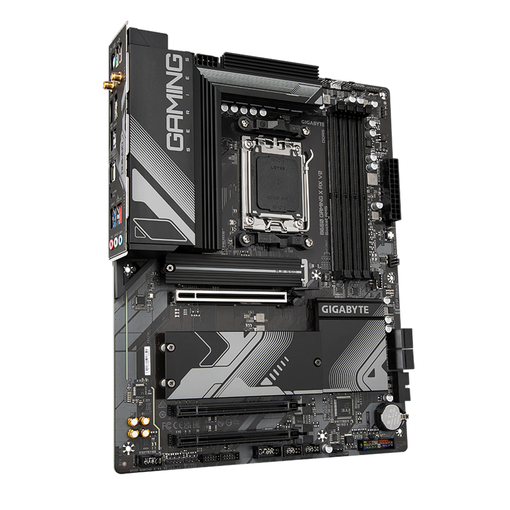 Tarjeta Madre Gigabyte B650 Gaming X AX V2 AMD B650 AM5 DDR5 HDMI Wi-Fi