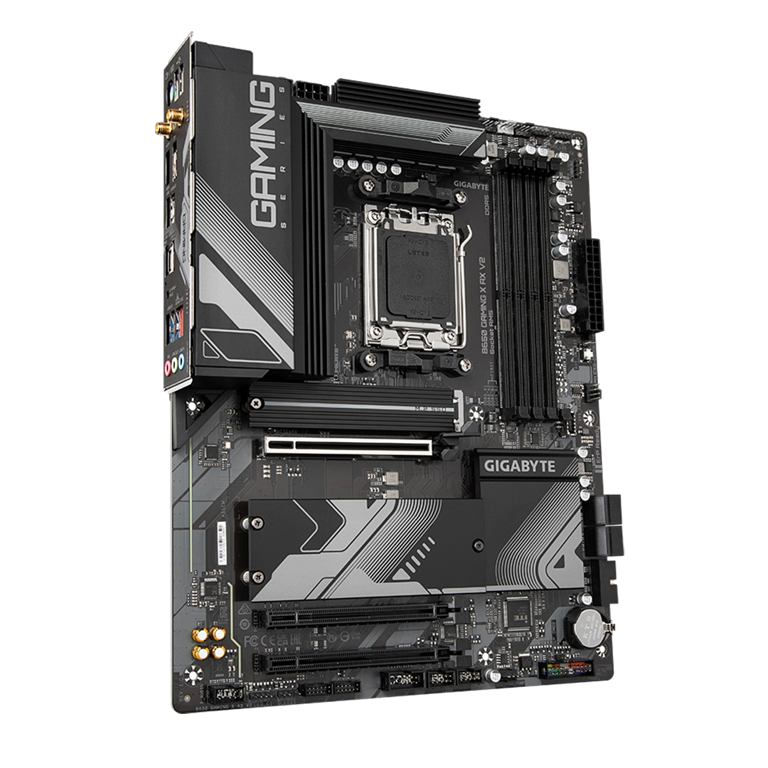 Tarjeta Madre Gigabyte B650 Gaming X AX V2 AMD B650 AM5 DDR5 HDMI Wi-Fi