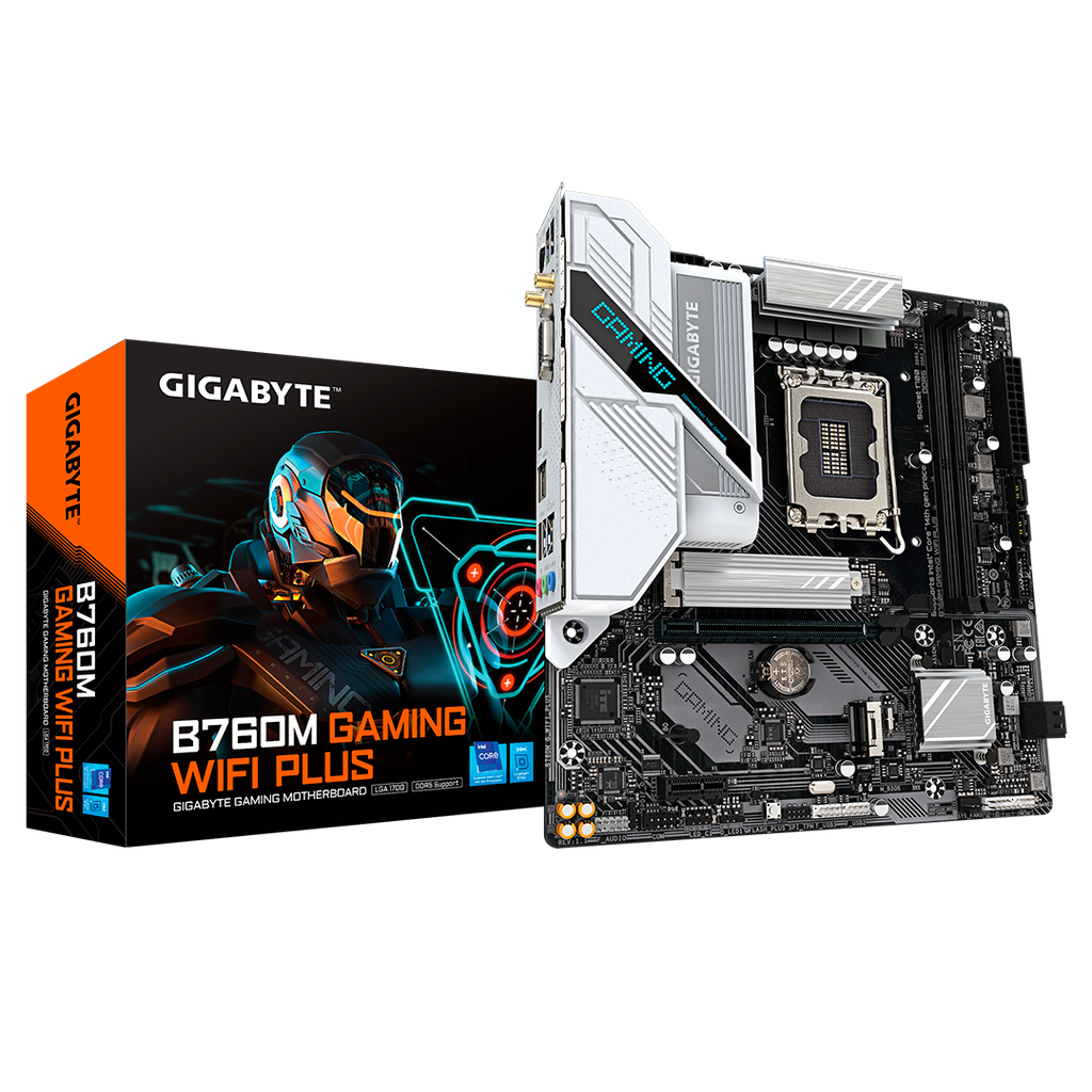 Tarjeta Madre Gigabyte B760M Gaming Wi-Fi Plus Intel B760 LGA1700 DDR5 HDMI