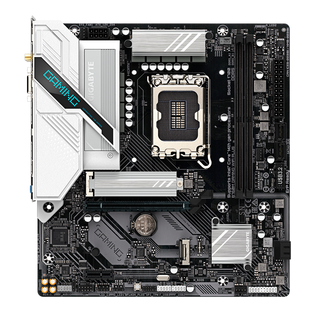 Tarjeta Madre Gigabyte B760M Gaming Wi-Fi Plus Intel B760 LGA1700 DDR5 HDMI
