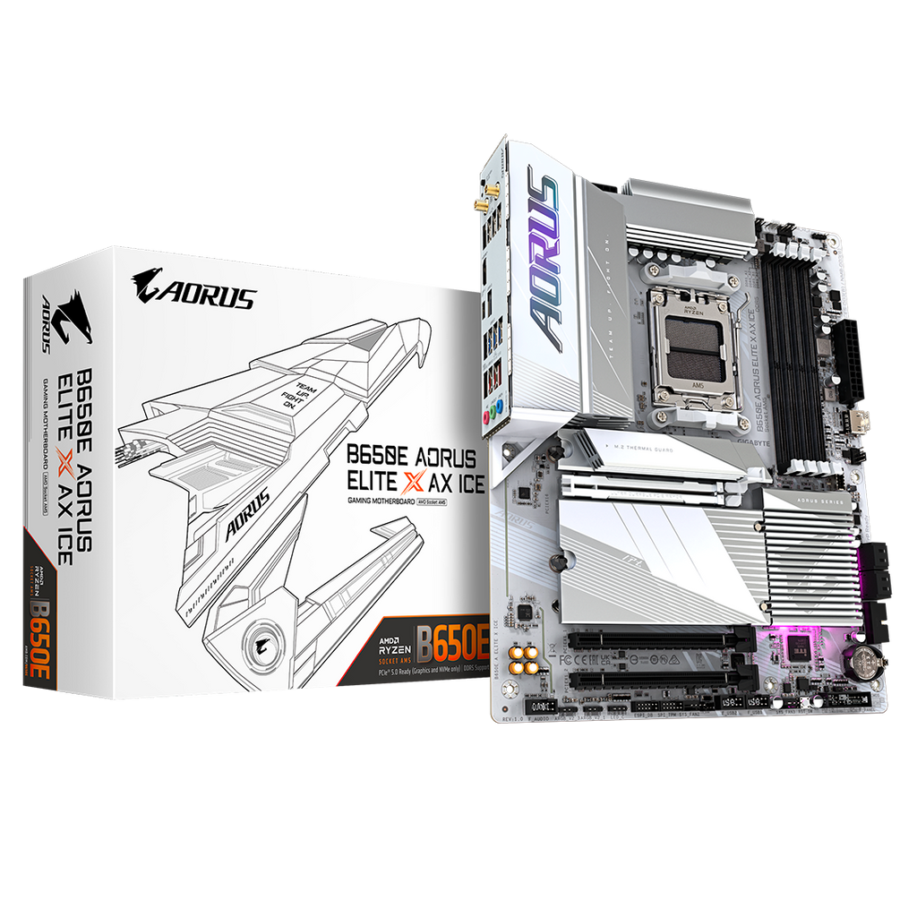 Tarjeta Madre Gigabyte B650E Aorus Elite X AX AMD B650E AM5 DDR5 HDMI