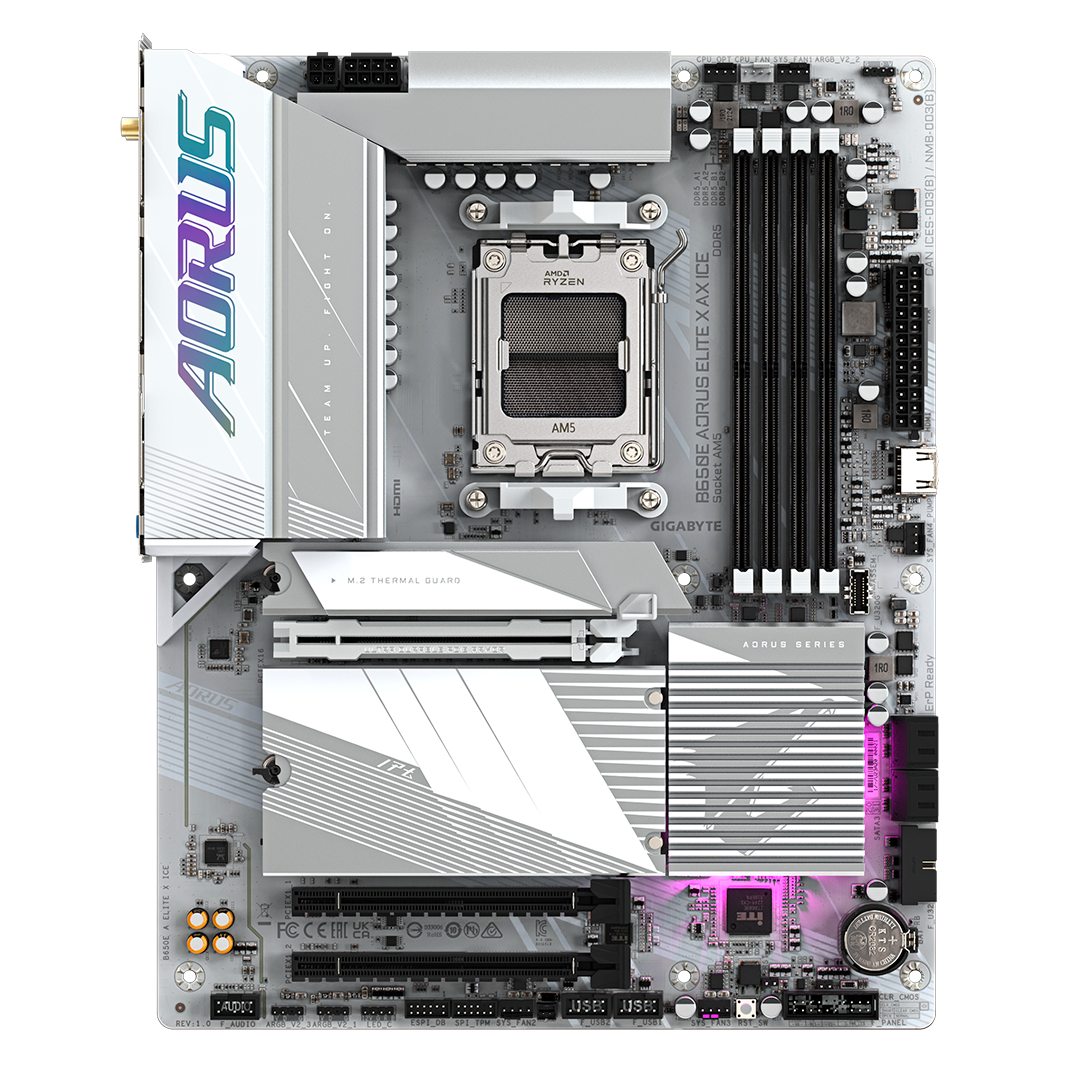 Tarjeta Madre Gigabyte B650E Aorus Elite X AX AMD B650E AM5 DDR5 HDMI