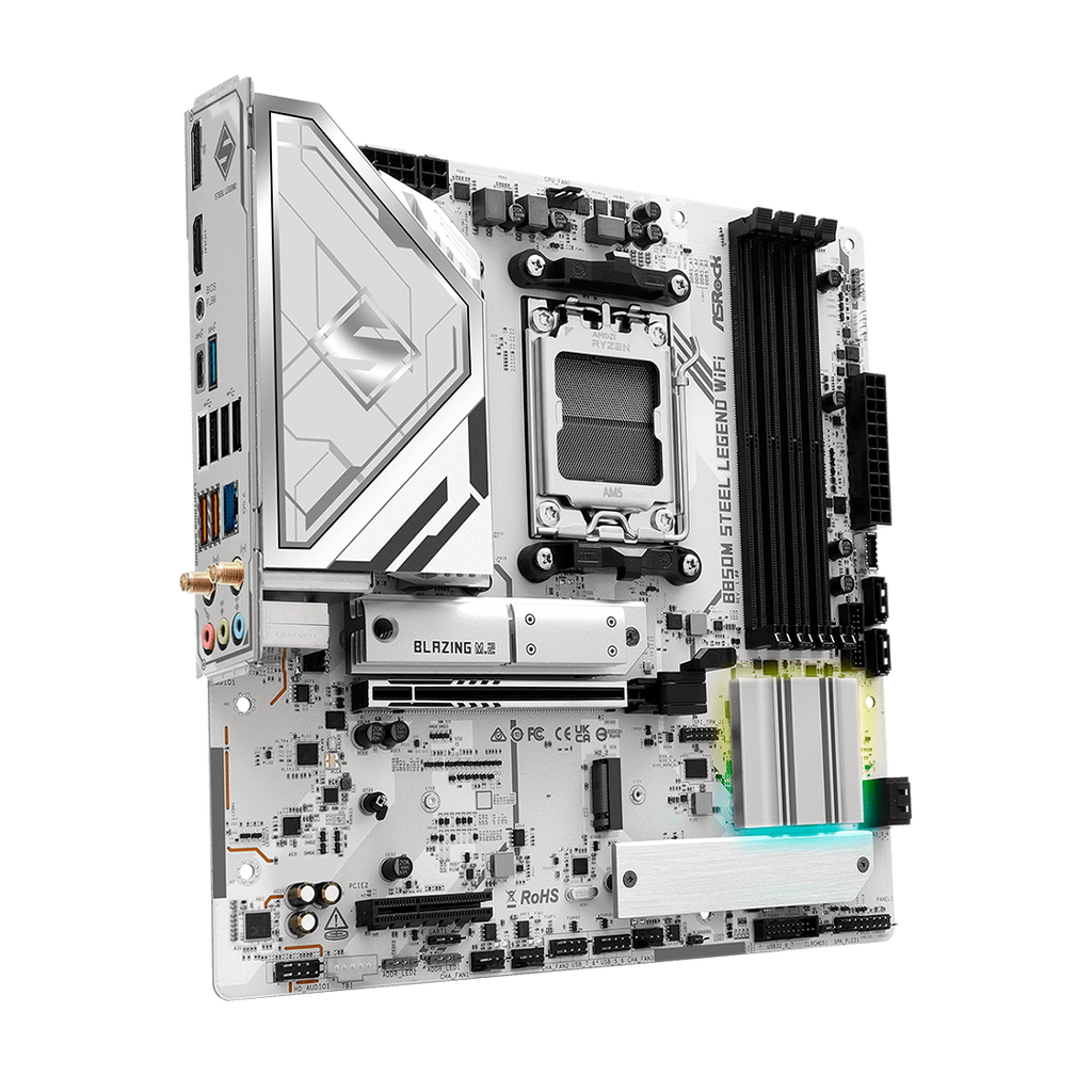 Tarjeta Madre Asrock B850M Steel Legend Wi-Fi AMD B850 AM5 DDR5 HDMI